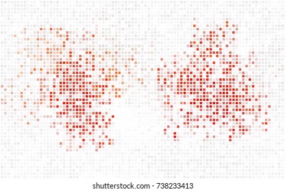 Dark Pink vector abstract textured polygonal background. Blurry rectangular design. The pattern with repeating rectangles can be used for background.