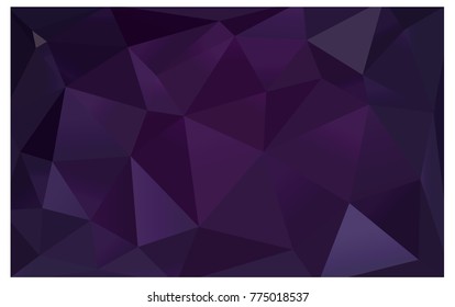 Dark Pink vector abstract textured polygonal background. Blurry triangle design. Pattern can be used for background.