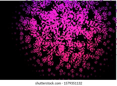 Dark Pink vector backdrop with abstract shapes. Simple colorful illustration with abstract gradient shapes. Best smart design for your business.