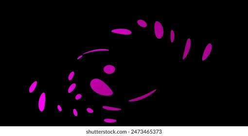 Dark Pink vector backdrop with abstract shapes. Colorful chaotic forms with gradient in modern style. Background for a cell phone.