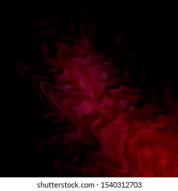 Dark Pink vector backdrop with bent lines. Colorful geometric sample with gradient curves.  Pattern for commercials, ads.
