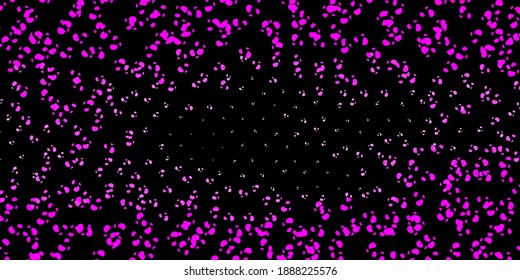 Dark pink vector backdrop with chaotic shapes. Illustration with colorful shapes in abstract style. Smart design for your business.