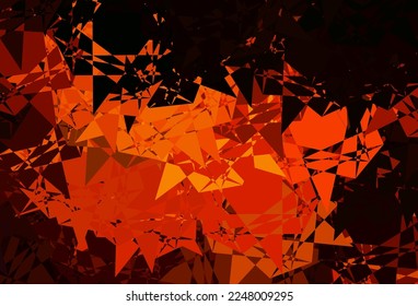 Dark Pink vector backdrop with chaotic shapes. Modern abstract illustration with gradient random forms. Smart design for your business.