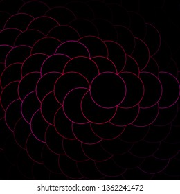 Dark Pink vector backdrop with circles. Abstract colorful disks on simple gradient background. New template for your brand book.