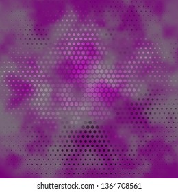 Dark Pink vector backdrop with circles. Modern abstract illustration with colorful circle shapes. Pattern for business ads.