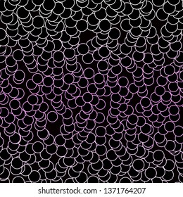 Dark Pink vector backdrop with circles. Abstract illustration with colorful spots in nature style. Pattern for booklets, leaflets.