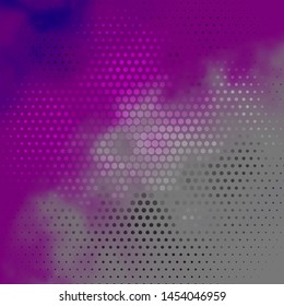 Dark Pink vector backdrop with circles. Abstract illustration with colorful spots in nature style. Pattern for booklets, leaflets.