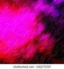 Dark Pink vector backdrop with circular arc. Colorful illustration with curved lines. Pattern for websites, landing pages.