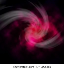 Dark Pink vector backdrop with cumulus. Shining illustration with abstract gradient clouds. Pattern for your booklets, leaflets.