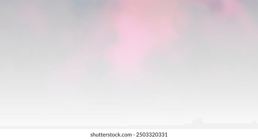 Dark Pink vector backdrop with cumulus. Gradient illustration with colorful sky, clouds. Template for websites.