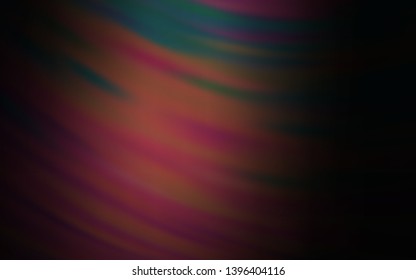Dark Pink vector backdrop with curved lines. Brand new colorful illustration in simple style. A completely new design for your business.