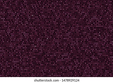 Dark Pink vector backdrop with dots. Abstract illustration with colored bubbles in nature style. Pattern for futuristic ad, booklets.