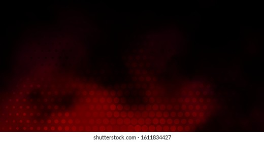 Dark Pink vector backdrop with dots. Colorful illustration with gradient dots in nature style. Pattern for websites.