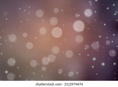 Dark Pink vector backdrop in holiday style. A Smart Illustration with gradient Christmas elements. Template for lettering, typography.