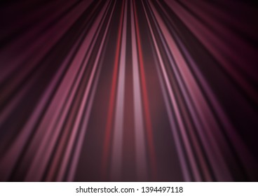 Dark Pink vector backdrop with long lines. Modern geometrical abstract illustration with staves. Best design for your ad, poster, banner.