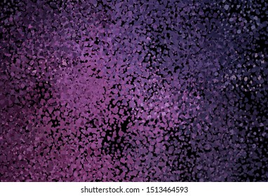 Dark Pink vector backdrop with memphis shapes. Colorful chaotic forms with gradient in modern style. Simple design for your web site.