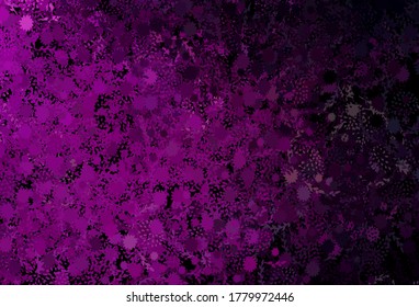 Dark Pink vector backdrop with memphis shapes. Simple colorful illustration with abstract gradient shapes. Modern design for your business card.