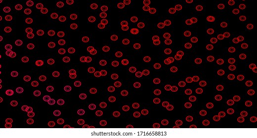 Fondo vector oscuro con símbolos misteriosos. Diseño retro en estilo abstracto con formas de brujería. Diseño para eventos mágicos y espirituales.