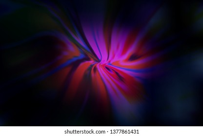 Dark Pink vector backdrop with wry lines. Colorful illustration in simple style with gradient. Colorful wave pattern for your design.