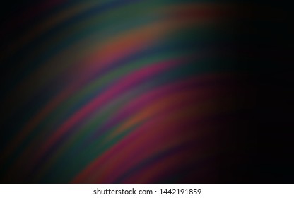 Dark Pink vector backdrop with wry lines. Shining colorful illustration in simple style. Template for cell phone screens.