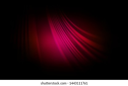 Dark Pink vector backdrop with wry lines. A shining illustration, which consists of curved lines. Elegant pattern for a brand book.