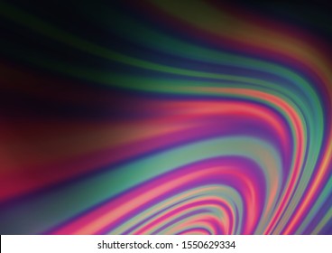 Dark Pink vector background with abstract lines. Glitter abstract illustration with wry lines. A completely new template for your business design.