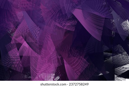 Dark Pink vector background with abstract shapes. Colorful chaotic forms with gradient in modern style. Best smart design for your business.