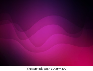 Dark Pink vector background with bent lines. Geometric illustration in marble style with gradient.  Marble style for your business design.