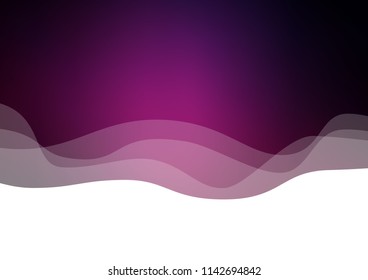 Dark Pink vector background with bent lines. Creative geometric illustration  style with gradient. Marble design for your web site.