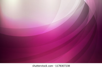Dark Pink vector background with bent ribbons. Creative geometric illustration in marble style with gradient. The best blurred design for your business.