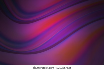 Dark Pink vector background with bent ribbons. Geometric illustration in marble style with gradient.  Marble design for your web site.