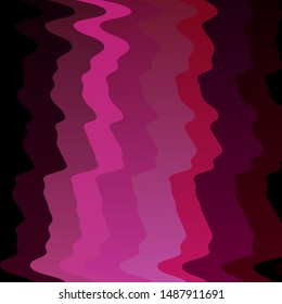 Dark Pink vector background with bows. Colorful illustration in abstract style with bent lines. Pattern for commercials, ads.