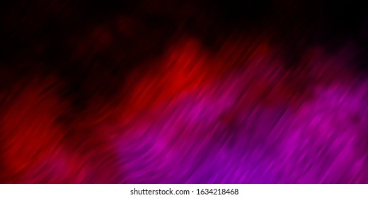 Dark Pink vector background with bows. Colorful illustration, which consists of curves. Best design for your ad, poster, banner.