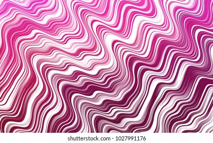 Dark Pink vector background with bubble shapes. Shining crooked illustration in marble style. Pattern for your business design.