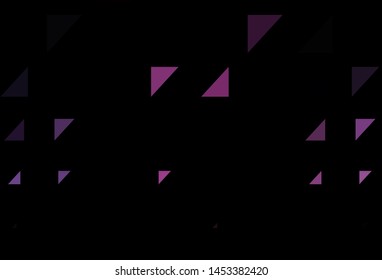 Dark Pink vector background with bubbles. Glitter abstract illustration with blurred drops of rain. Pattern of water, rain drops.
