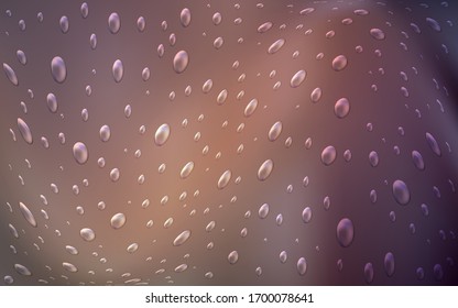 Dark Pink vector background with bubbles. Abstract illustration with colored bubbles in nature style. The pattern can be used for aqua ad, booklets.