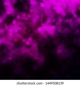 Dark Pink vector background with circles. Colorful illustration with gradient dots in nature style. New template for your brand book.