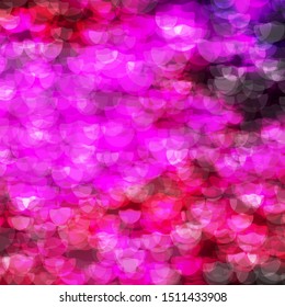 Dark Pink vector background with circles. Modern abstract illustration with colorful circle shapes. Design for posters, banners.