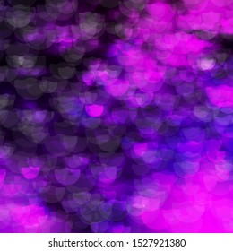 Dark Pink vector background with circles. Abstract decorative design in gradient style with bubbles. Design for posters, banners.
