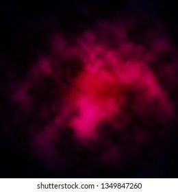 Dark Pink vector background with clouds. Shining illustration with abstract gradient clouds. Template for websites.