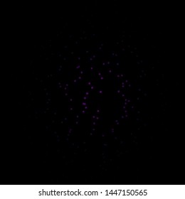 Dark Pink vector background with colorful stars. Modern geometric abstract illustration with stars. Theme for cell phones.
