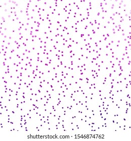 Dark Pink vector background with colorful stars. Colorful illustration with abstract gradient stars. Best design for your ad, poster, banner.