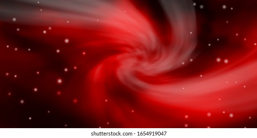 Dark Pink vector background with colorful stars. Colorful illustration with abstract gradient stars. Best design for your ad, poster, banner.