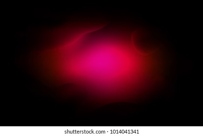 Dark Pink vector background with curved circles. A sample with blurred bubble shapes. A new texture for your  ad, booklets, leaflets.