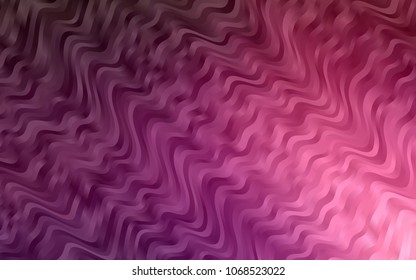 Dark Pink vector background with curved circles. Creative geometric illustration in marble style with gradient. Pattern for your business design.