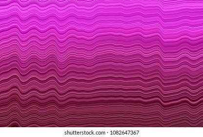 Dark Pink vector background with curved circles. Creative illustration in halftone marble style with gradient. A new texture for your  ad, booklets, leaflets.