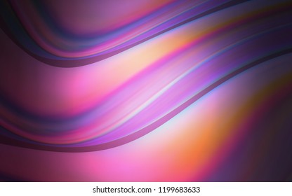 Dark Pink vector background with curved circles. Geometric illustration in marble style with gradient.  Marble design for your web site.