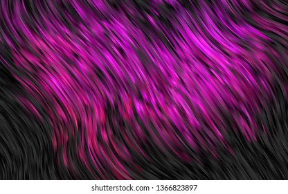 Dark Pink vector background with curved circles. Brand new colored illustration in marble style with gradient. Pattern for your business design.
