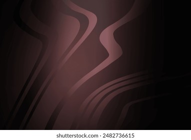 Dark Pink vector background with curved lines. A completely new colorful illustration in simple style. Abstract design for your web site.