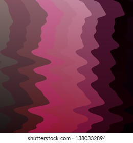 Dark Pink vector background with curves. Brand new colorful illustration with bent lines. Best design for your posters, banners.